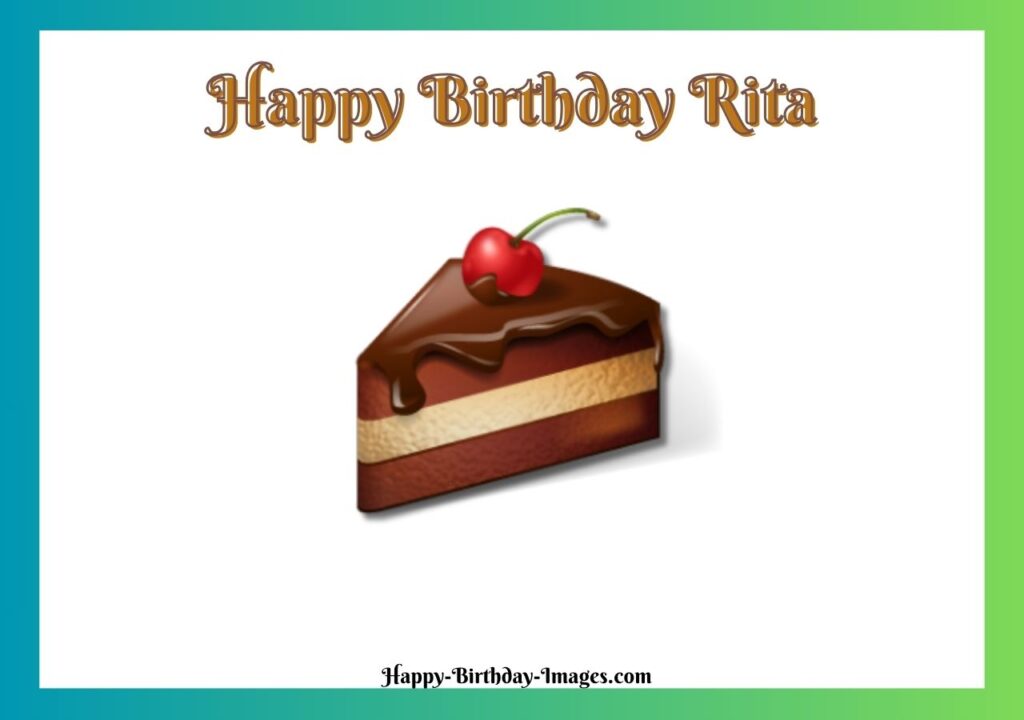 Happy Birthday Rita